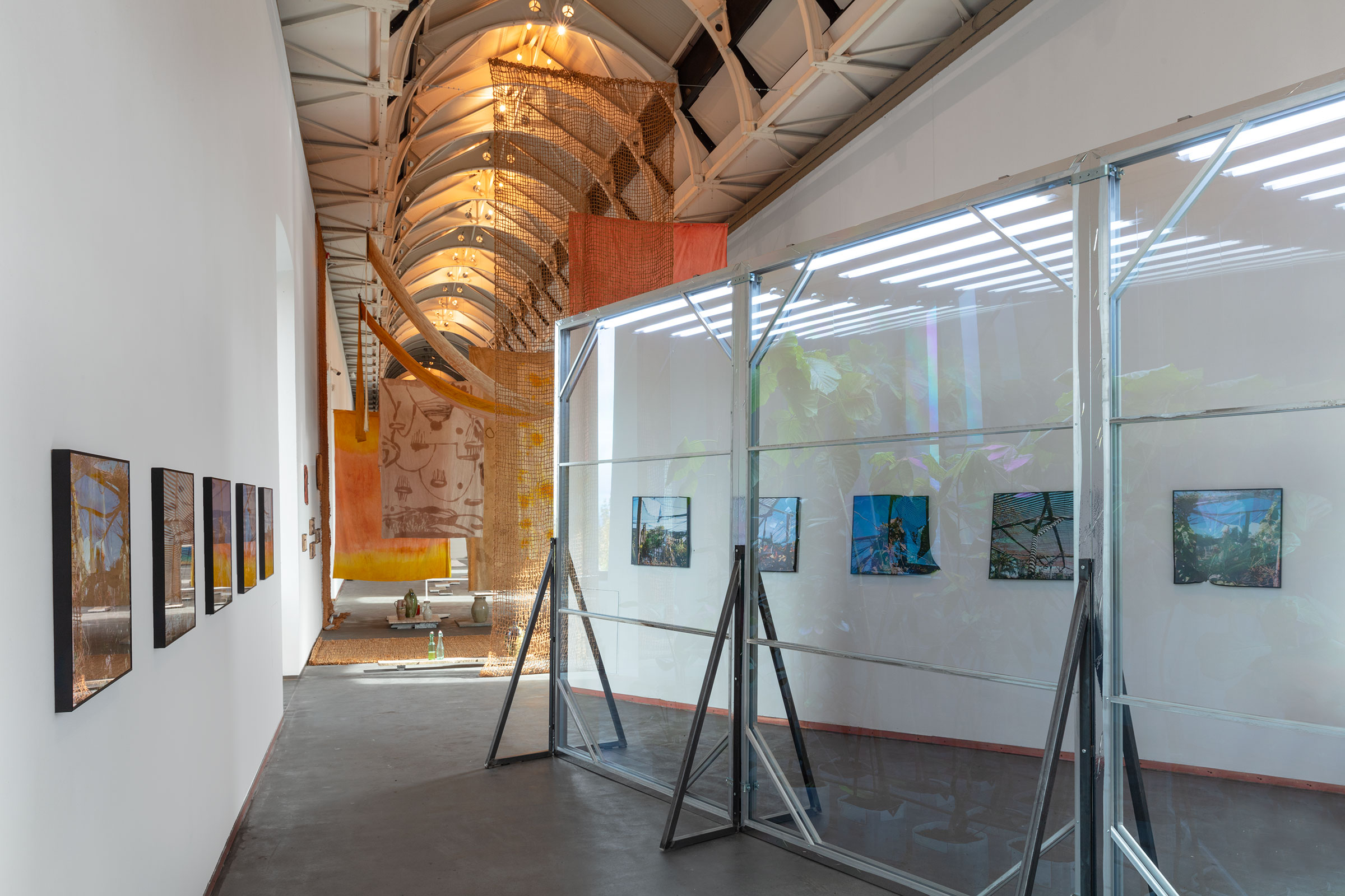 u0022Mutual Aid. Arte in collaborazione con la natura / Art in Collaboration with Natureu0022, installation view